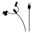 VLMP39410B1.00 3-in-1 USB 2.0 cable 1 m Black