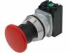 NEF30-UDCXY Переключатель: кнопочный; 1; NC + NO; 30мм; красный; IP66; -15?30°C