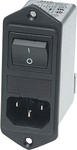 FN286406, Power inlet with filter 4 A 250 VAC, Schaffner