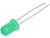 L-53LGD-TNR2.54, LED; 5мм; зеленый; 0,7-2мкд; 60°; Поверхность: выпуклая; 2000шт., Kingbright