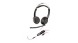 207586-201 Headset, Blackwire 5200, Stereo, On-Ear, 20kHz, USB/Stereo Jack Plug 3.5 mm, Black / Red
