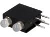L-937EB/1EG1GEW LED; биполярный,в корпусе; красный/зеленый; 3мм; Кол-во диод: 2