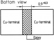 SMS-R100-1.0 Precision resistor, SMD 0.1 Ohm 3 W +- 1 %