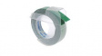 520105 Embossed Tape, 9mm x 3m, Plastic, Green