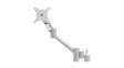 58.602 Viewlite Adjustable Dual Monitor Arm Ugrade Kit 7kg 75x75/100x100 Silver