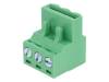 2EDGP-5.0-03P-14-100AH Разъемный клеммник; вилка; "мама"; 5мм; краевой; прямой; 2,5мм2