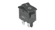 LRA32H2FBBNN Rocker Switch, 2NO, ON-OFF, Black