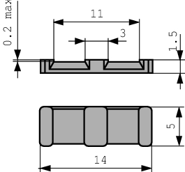 B66281PX187, I 14 core, TDK-Epcos