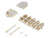 6560-0705-01, Корпус: для разъемов D-Sub; D-Sub 9pin, D-Sub HD 15pin; прямой, Encitech Connectors