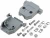 DS1045-15AP1S1, Корпус: для разъемов D-Sub; D-Sub HD 26pin, D-sub 15pin; прямой, CONNFLY