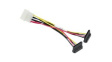 CBL-0082L Internal Power Cable Molex 4-Pin - SATA 15-Pin 150mm Black