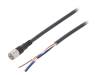XS3F-M421-402-R Соединительный кабель; M8; PIN: 4; прямой; 2м; вилка; 1А; 0?70°C