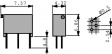 3266X-1-601LF Trimmer Cermet 600 Ohm linear 250 mW