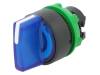 ZB5AK1363 Switch: rotary; 3-position; 22mm; blue; Illumin: LED; IP66; O22mm