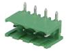 2EDGR-5.0-04P-14-00A(H) Разъемный клеммник; гнездо; "папа"; 5мм; угловой 90°; THT