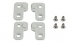 1554FT-XY  Mounting Feet Kit for 1554 / 1555 Series, 53mm, Polycarbonate, Grey