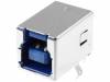 209D-DG01 Гнездо; USB B; на плату; THT; угловой 90°; Верс: USB 3.0; позолота