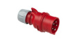 025-6v CEE Plug SHARK 5P 6mm² 32A IP44 400V Red/White