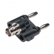 1269 BNC Female Connector - 2x Binding Posts diam. 4 mm / BNC