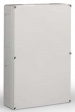 CPCF406013G Cubo C 400 x 600 x 132 мм, выбивные фланцы, серая крышка, PC, IP 66/67