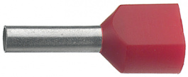 966144-4, Twin Entry Ferrule 1mm² Red 15mm, TE Connectivity 
