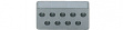 DC-43-9A Ferrite core 9 pin 2.74 mm D-Sub 41 Ohm @ 100 MHz