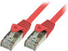 CP2034S Patch cord; F/UTP; 6; многопров; CCA; ПВХ; красный; 1м; 26AWG