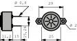 UEB 025 110-230V Пьезогенератор сигнала