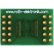 RE931-03 Laboratory card 20P 0.65 mm FR4 Epoxide + chem. Ni/Au