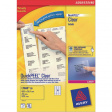L7560-25 Address labels, 25 sheets/525 labels, 63.5 x 38.1 mm, Transp