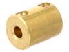720.4, Adapter; латунь; Диам.оси:4мм; медный; Ось: гладкая, Mentor