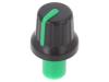 GMN-4P1.5-GN-355C Ручка; с указателем; ABS; Oоси: 6мм; O16x14,4мм; черный