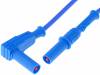 2359-IEC-100-BL Измерительный провод; 1м; синий; 20А; Сечен.провода:1мм2