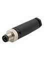 RND 205-01139, M8 Circular Connector, Straight, Plug, 4 Poles, A-Coded, Screw, RND Connect