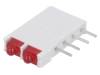 DBI01300, LED; в корпусе; красный; 1,8мм; Кол-во диод: 2; 10мА; 38°; 2В; 13мкд, SIGNAL-CONSTRUCT