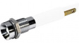 1950043W LED Indicator, White, 180mcd, 230V, 8mm, IP67