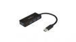 ST4300MINI  USB Hub with Fast Charge, 4x USB A Socket - USB A Plug