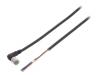 XS3F-M422-405-R Соединительный кабель; M8; PIN: 4; угловой; 5м; вилка; 1А; 0?70°C