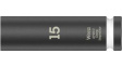05004832001 Deep Hex Socket, 15mm, 1/2"