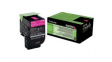 80C2SM0 Toner Cartridge, 2000 Sheets, Magenta