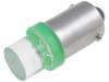 OST089S01GD-G5DUT8E1A Лампочка LED; зеленый; BA9S; 3,5(тип)лм; Кол-во диод:1; 0,24Вт