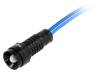 LB-D5-230AC Индикат.лампа: LED; вогнутый; 230ВAC; Отв: O11мм; IP40; пластмасса