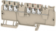 1988280000 AAP13 1.5 LI-LI terminal block push-in, 0.5...1.5 mm2 250 v 16 a beige/red/blue