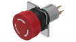 51-256.026 Stop Switch Actuator, 1NC, Red, IP65, Latching Function