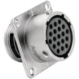 RT0014-19SNH Square flange receptacle 19P