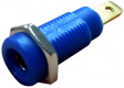 KPG-4A BLUE N Laboratory socket diam. 4 mm blue