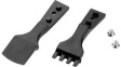 A2WFSV Kit of 2 PVDF Tips and 3 Screws ESD Fine/Round/Stepped Bottom Paddle/Strong Top