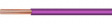 RND 475-00106 [100 м] Stranded wire, 0.75 mm2, violet Copper PVC