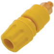 PKI 10 A Au yellow Binding post diam. 4 mm yellow