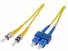 DK-2912-05, Световодный патч-корд; OS1; SC/PC, ST/PC; 5м; LSZH; Цвет: желтый, DIGITUS